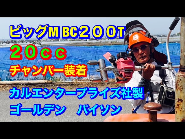 199.ホームセンター購入 ビッグM BC200T. 20cc.の草刈機に