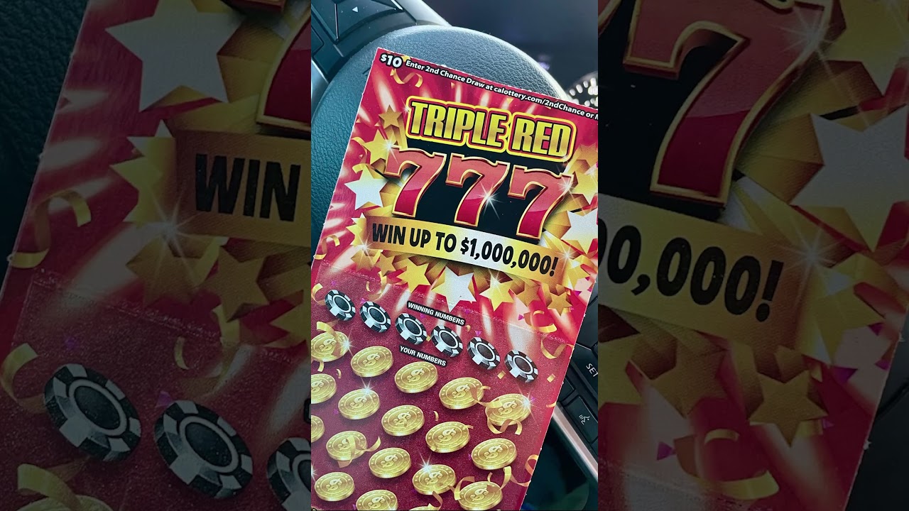 California lottery scratchers triple red 777 