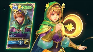 RUBY NEW GOLDEN MONTH SKIN "CRESCENT DERVISH" IS FINALLY HERE!!😻✨ BEST RUBY BUILD AND ROTATION 2025