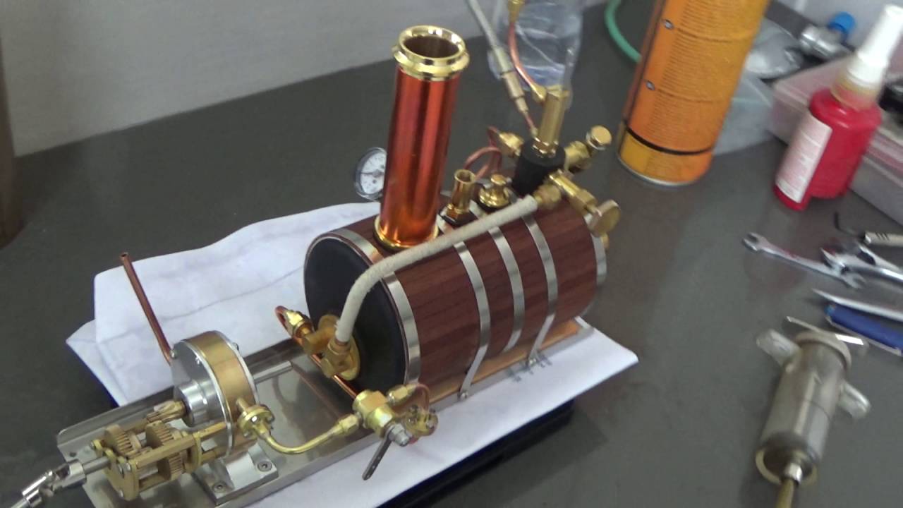 Microcosm turbine (steam) vapeur RC : Premier essai, ouverture vanne