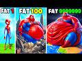 Growing FATTEST SPIDERMAN in GTA 5!