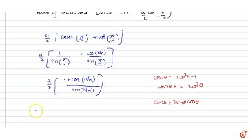The sum of radii of inscribed and circumscribed circles of an  `n` sided regular polygon of si