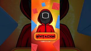 Invitación Digital Para Pleaños De El Juego Del Calamar 1.0