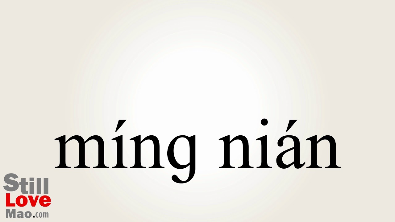 How To Say Next Year In Chinese YouTube