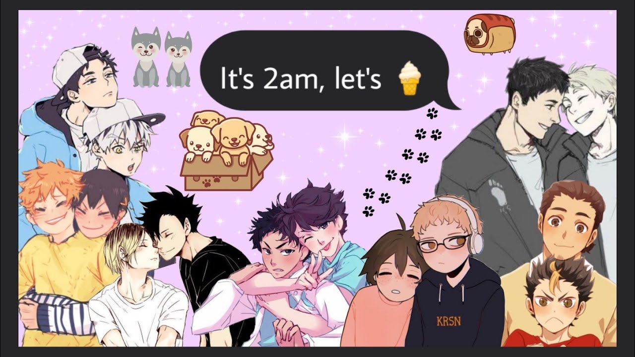 Let's get ice cream // Haikyuu Text Stories // Boyfriend challenges