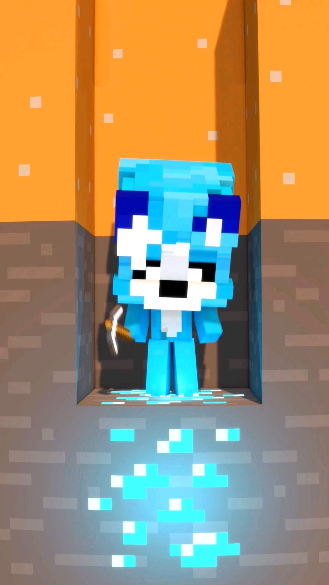 ¿QUIÉN CONSIGUE MÁS DIAMANTE? ? Mío Mao Lalala ? Mikecrack y Akela ? #shorts