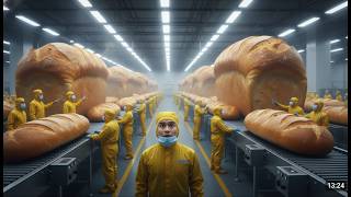 Inside: How 10,000 Loaves of Bread Are Made Every Hour | Full Factory Process