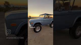 Restored 1974 Ford Bronco @harmonkustoms #bronco #classicbronco #automobile #fordbronco