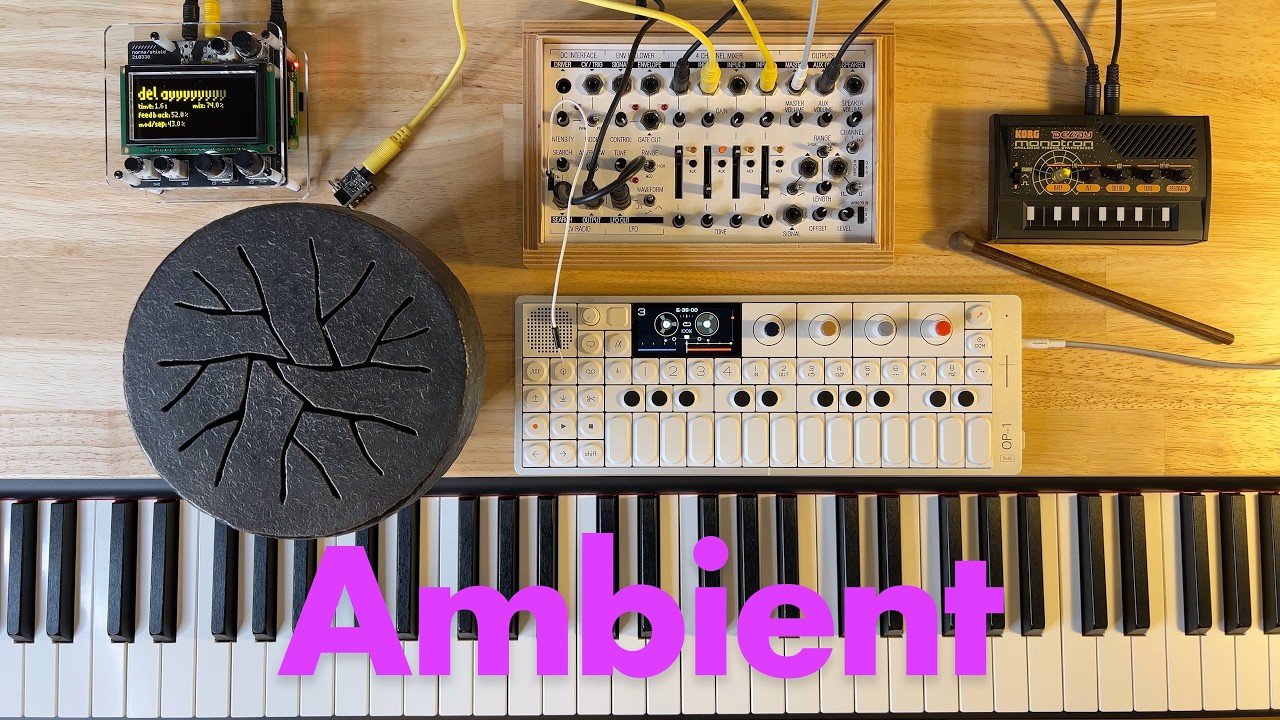 Ambient w/ KOMA Elektronik Field Kit, Hamon, norns shield  | Circles and Cues 2025-06-02  by atnr