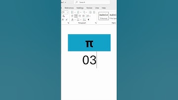 Type Pi Symbol with Keyboard Shortcut! #shorts