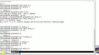 Vi Editor and program example in C, C++, Python, NodeJS, Java | Vinay Singh | SISTec Gandhi Nagar