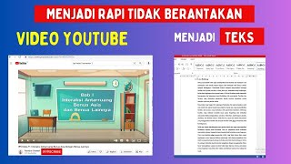 Cara mudah Merangkum Video Menjadi Teks  dengan Desgrabador  dengan Cepat dan Rapi