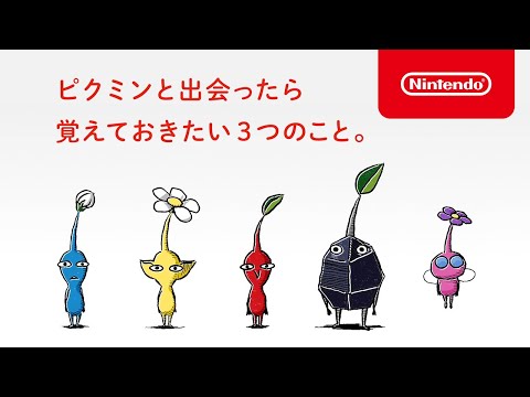 ピクミンと出会ったら 覚えておきたい3つのこと トピックス Nintendo