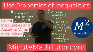 Use Properties of Inequalities | College Algebra