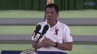 President Rodrigo Duterte's Speech during his meeting with Troops of the Western.., 21 July 2016