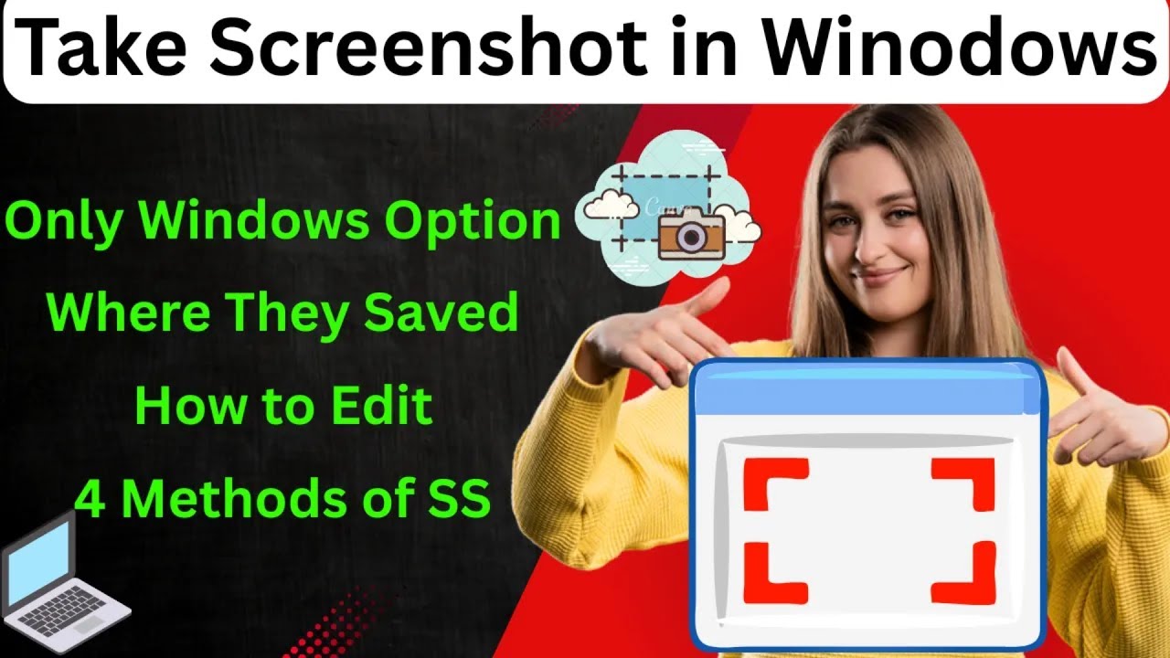 How to Take Screenshot Using Only Windows Options | Screenshot On PC ...