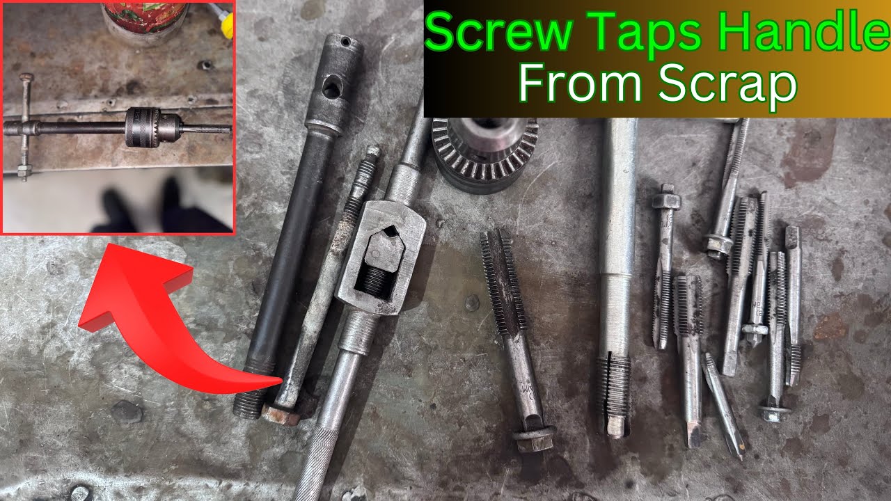 Make Screw Taps Handle From Scrap | Khan Honda centre WAh Cantt