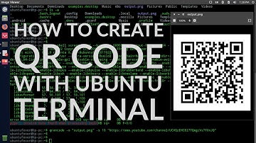 How to create QR code with Ubuntu terminal