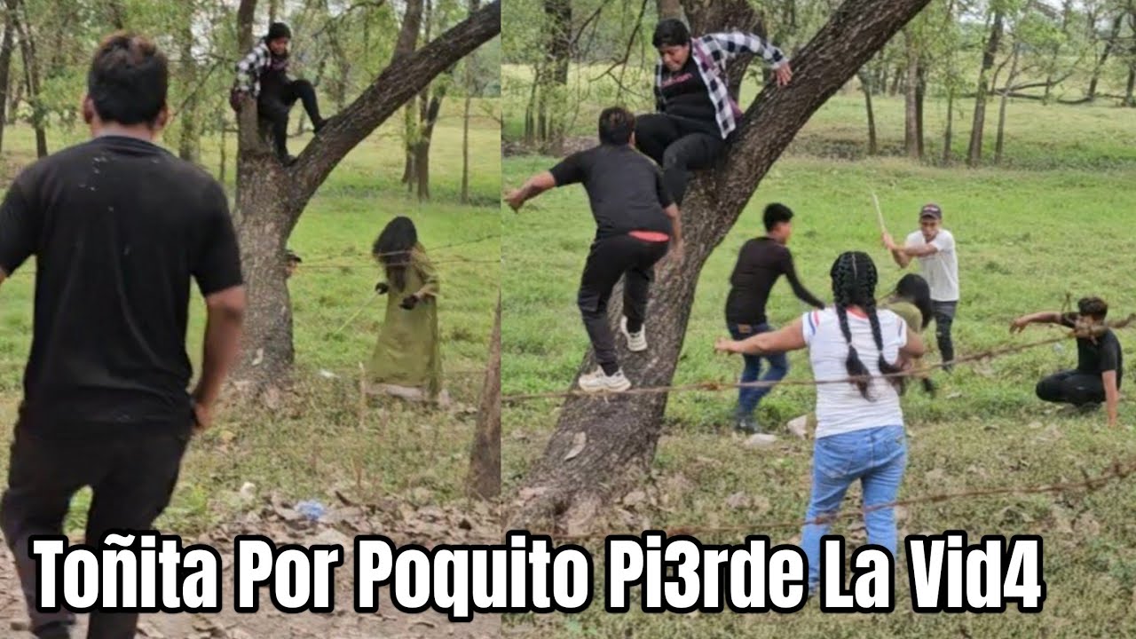 David Y Andres Rescatan A Toñita😭 La Ioca La Tenía Acorr4Iada Sobre Un Árbol