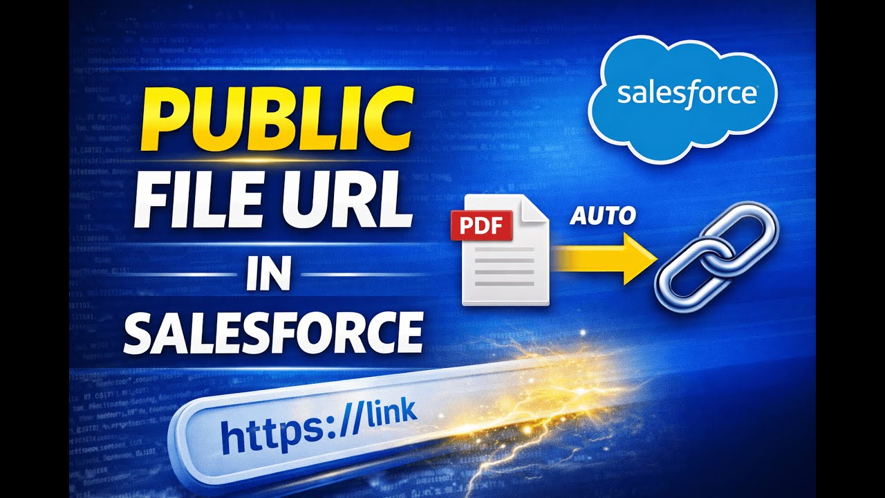 Public File URL in Salesforce | Auto Generate & Store URL on Contact using Apex Trigger