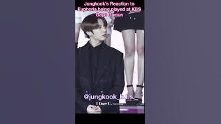 Jungkook’s cute reaction to Euphoria being played at KBS Gayo Daejun