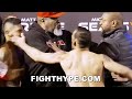 SHANNON BRIGGS & RAMPAGE JACKSON NEARLY BRAWL AS TEAM BOXING GETS SLAPPED DURING WEIGH-IN SCUFFLE