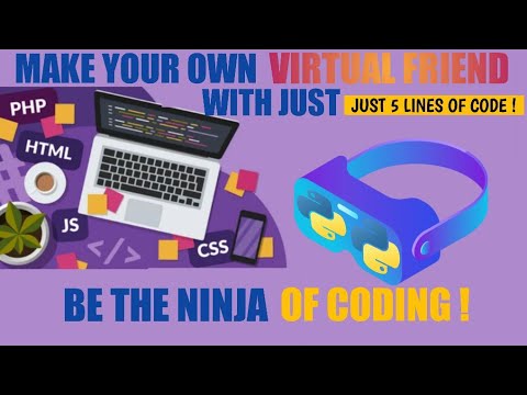 Create a Virtual Talking Friend with just 5 lines of Python ll Python project ll Learn Python ll