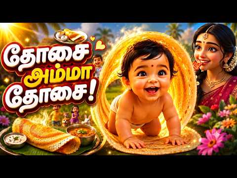 தோசை அம்மா தோசை|Dosai Amma Dosai|Dosai Song|Tamil Rhymes|Baby Songs|kids songs|Tinga Ringa Kids TV