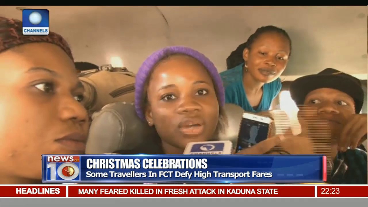 Christmas Celebration: Travelers Lament High Cost Of Transportation
