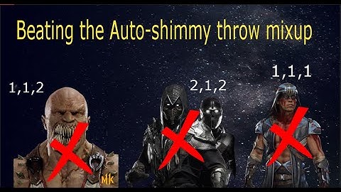 MK11: How To Beat the Auto Shimmy/Throw Mixup