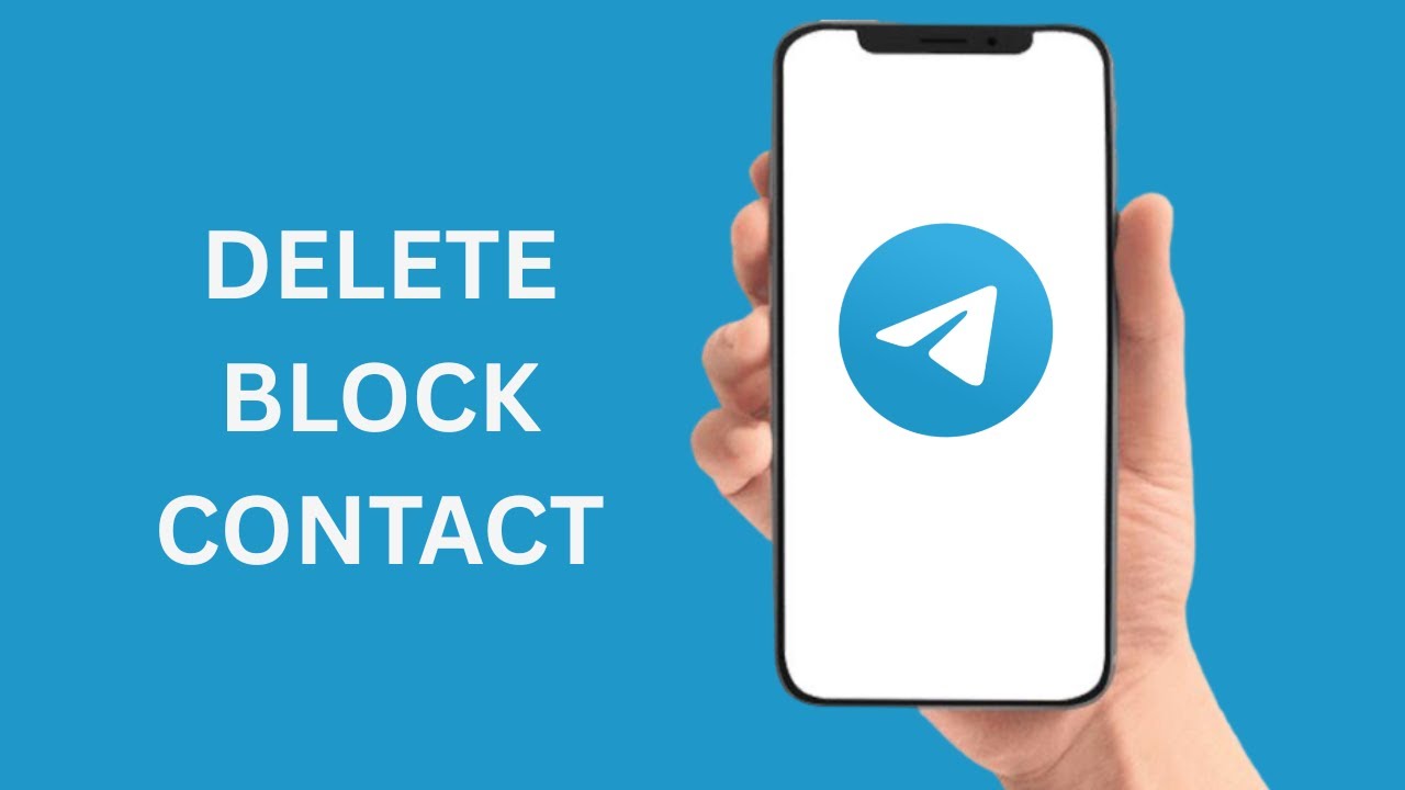 How To Delete Block Contact In Telegram - YouTube