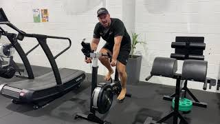 Bike Erg. demonstration