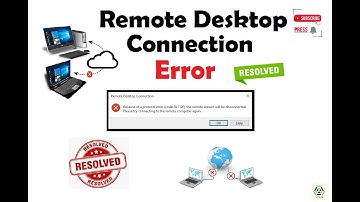 Because of a protocol error (code: 0x112f), the remote session will be disconnected | RDP error