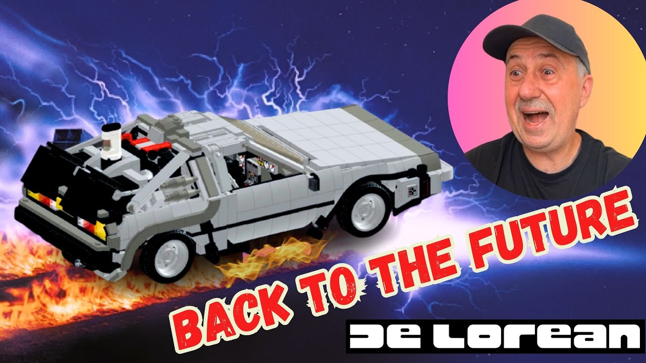LEGO Back To The Future Time Machine DeLorean Speed Build 