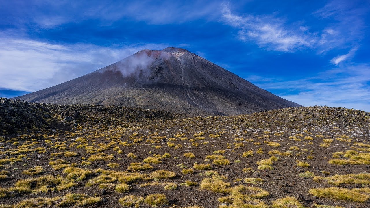 The Active Volcano in New Zealand; Tongariro YouTube