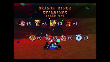 Crash Team Racing (Aug 5, 1999 prototype) - Yellow & Blue Gem Cups [PART 10]