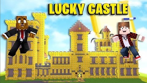Lucky Block Castle Battle W/ Bajan Canadian - Minecraft Modded Minigame | JeromeASF