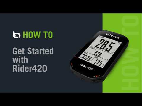 Bryton Rider 320/420 | Getting Started