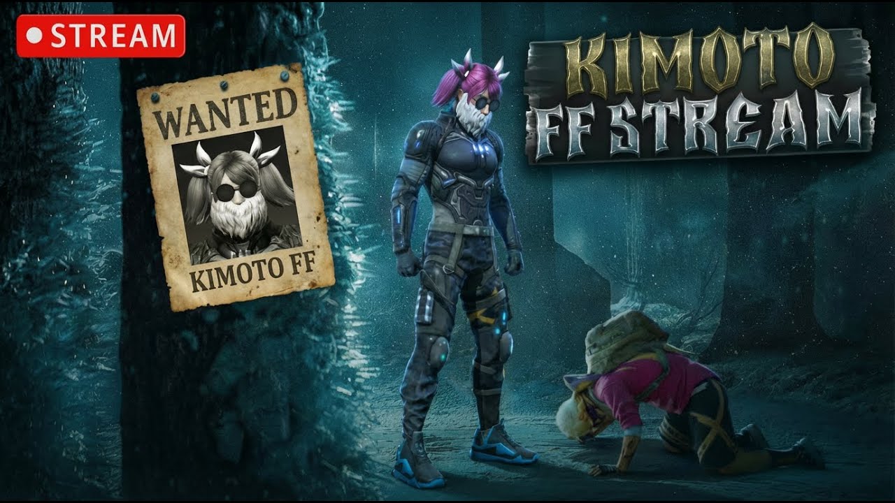🔴FREE FIRE Pro Gamer KIMOTO FF Sheres Top X ESPORTS 