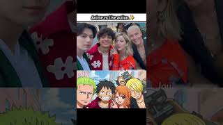 Anime vs Live action ✨ #anime #jujutsukaisen #onepiece #memes  #animeedit