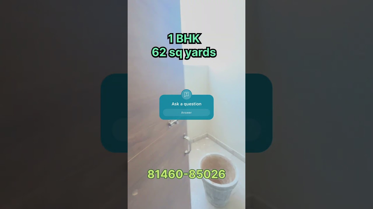 Affordable Beautiful 1 BHK flat | Sector 125 Mohali | 1BHK sunny enclave 