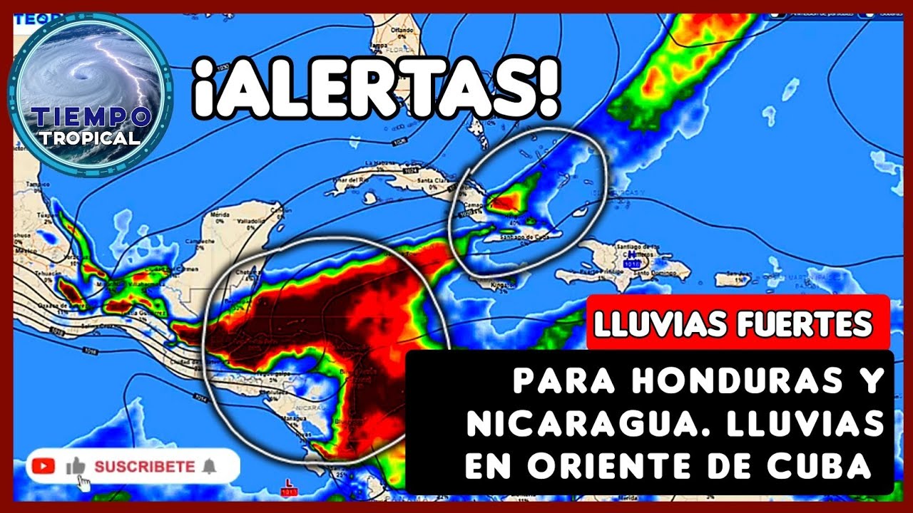 MÁXIMA ALERTA EN HONDURAS Y NICARAGUA POR INUNDACIONES. LLUVIAS EN ORIENTE DE CUBA 