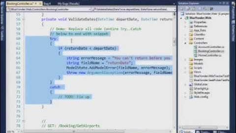 IntelliTrace in Visual Studio 2010