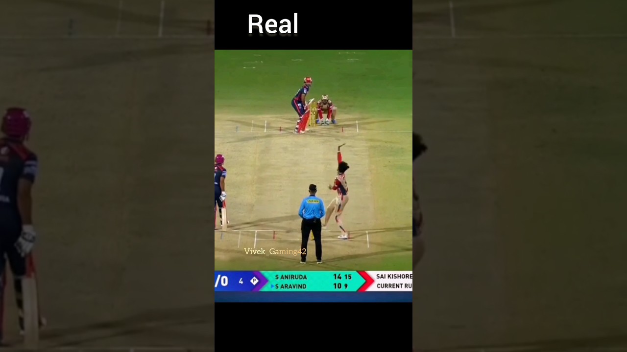 𝗦𝗮𝗶 𝗞𝗶𝘀𝗵𝗼𝗿𝗲 𝗯𝗼𝘄𝗹𝗶𝗻𝗴 𝗮𝗰𝘁𝗶𝗼𝗻 𝗥𝗲𝗮𝗹 𝘃𝘀 𝗥𝗖𝟮𝟰 𝗰𝗼𝗺𝗽𝗮𝗿𝗶𝘀𝗼𝗻 😱🔥| 