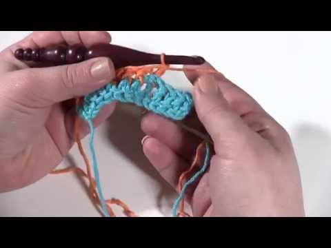 How to Crochet: Increasing with Post Stitches Left-Handed Version
