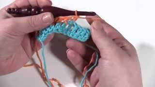 How to Crochet: Increasing with Post Stitches Left-Handed Version