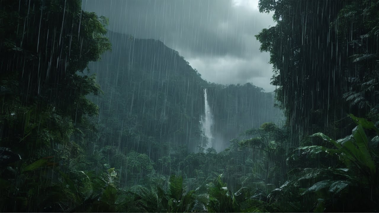 the sound of rain falling on the hot desert sand | Rain Sounds for Sleeping