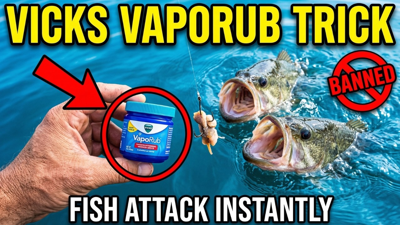 Rub Vicks VapoRub on Your Bait — Fish Attack Instantly (Tournament Banned!)