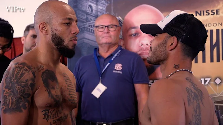 Lyndon Arthur v Walter Gabriel Sequeira weigh-in f...