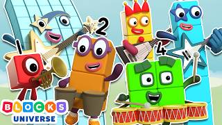 numberblocks summer battle bands learn count kids compilation